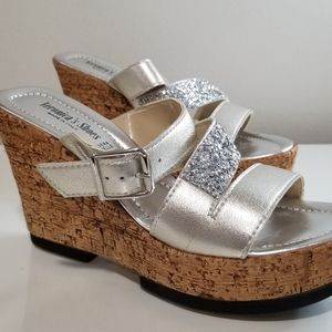 Women's Platform Leather Shoes - Made in Italy